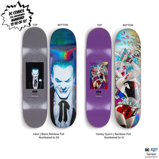 DC Comics Blind Bag Skateboard Deck by Color Bars - Limited Edition, Ultra Rare Foils