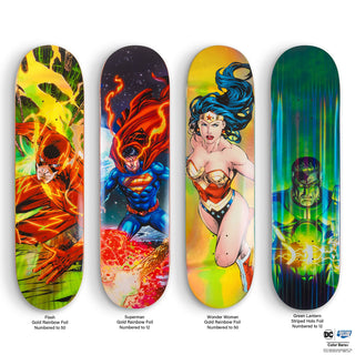 DC Comics Blind Bag Skateboard Deck by Color Bars - Limited Edition, Ultra Rare Foils