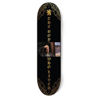 Color Bars Skateboard Deck Harry Potter Boy Who Lived Skate Gold Foil 8.38"