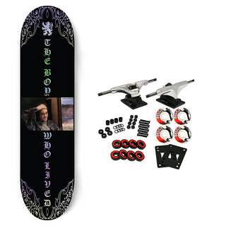 Color Bars Skateboard Complete Harry Potter Boy Who Lived Skate Holographic 8.25"