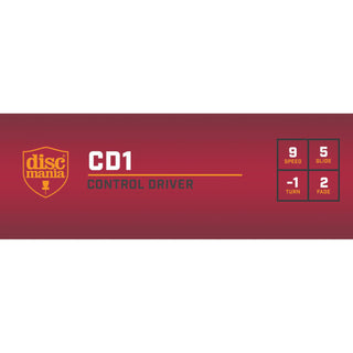 Discmania Disc Golf S-Line CD1 Control Driver 9/5/-1/2 Red/Black 172 grams