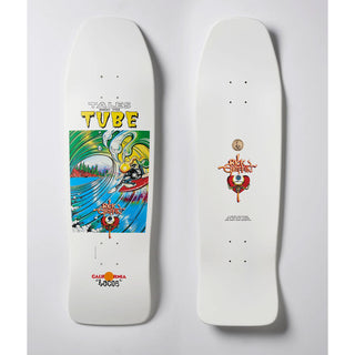 California Locos Skateboard Deck Rick Griffin Tales from the Tube 9.125" + Sk8ology Wall Mount