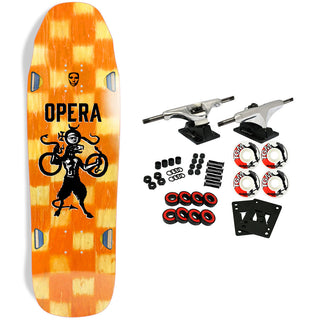 Opera Skateboard Complete Checker Beast 9.5" x 32"