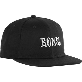 Bones Wheels Hat Stitch Wool Black