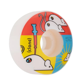 DNA Clone Skateboard Wheels 52mm 99A White