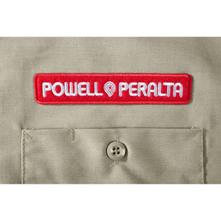 Powell Peralta Skateboards Work Shirt Supreme Khaki