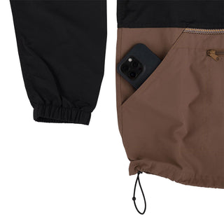 Santa Cruz Skateboards Coat Break Trail Anorak Unlined Black/Brown