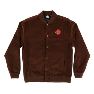 Santa Cruz Skateboards Coat Apex Corduroy Jacket Brown