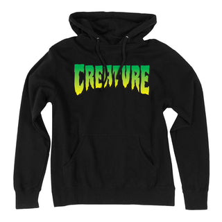 Creature Skateboard Pullover Hoody Sweatshirt Logo Black