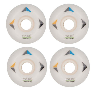 Crupie Skateboard Wheels 52mm Joey Brezinski JBZ 101A White