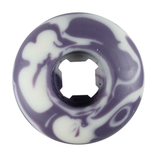 Skateboard Wheels Set 52mm x 32mm 99A Purple/White Swirl