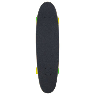 Paradise Skateboard Cruiser Complete Rasta Bark Black 7.25" x 28.75"