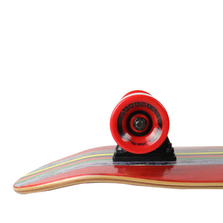 Paradise Skateboard Cruiser Complete Rasta Bark Red 7.25" x 28.75"