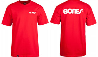 Bones Bearings Shirt Swiss Text Red