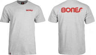 Bones Bearings Shirt Swiss Text Heather Gray