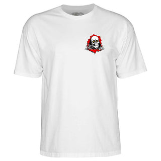 Powell Peralta Skateboard Shirt Support Your Local Skate Shop Ripper White