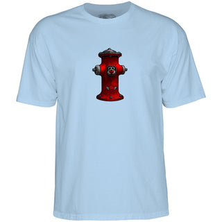 Powell Peralta Skateboard Shirt Andy Anderson Vajra Light Blue