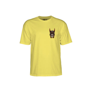 Powell Peralta Skateboard Shirt Andy Anderson Skull Cornsilk