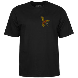 Powell Peralta Skateboard Shirt Dragons Logo Black