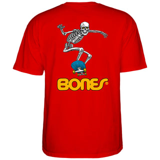 Powell Peralta Skateboard Shirt Skateboard Skeleton 2 Red
