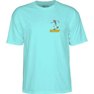 Powell Peralta Shirt Skateboard Skeleton 3 Celadon