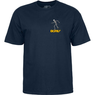 Powell Peralta Shirt Skateboard Skeleton 3 Navy