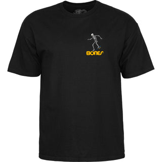 Powell Peralta Shirt Skateboard Skeleton 3 Black