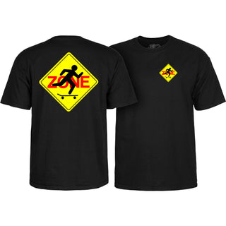 Powell Peralta Skateboard Shirt Skate Zone Blacklight