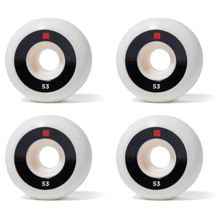 Chocolate Skateboard Wheels 53mm 99A OG Chunk Conical White/Black