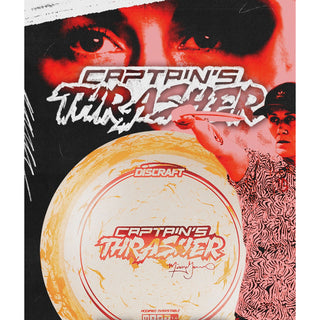 Discraft Disc Golf 2025 Missy Gannon Z Jawbreaker Captain's Thrasher Distance Driver 12/5/0/2 Clear/Silver 173-174g