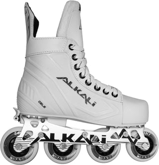 Alkali Youth Roller Hockey Skates Cele Kids Adjustable White JR2-JR5