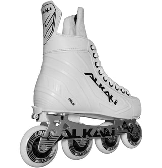 Alkali Youth Roller Hockey Skates Cele Kids Adjustable White JR2-JR5