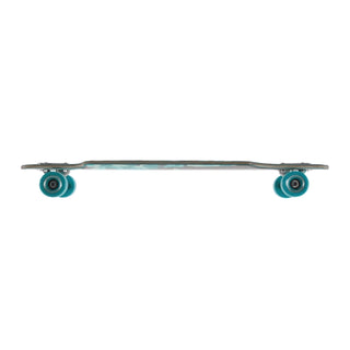 Dusters Longboard Channel Dragonfly Drop Through Camo/Teal 9" x 34"