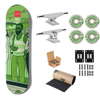 Chocolate Premium Skateboard Complete Aikens Bar Series III 8.5" Ft. Krux/Spitfire/Independent