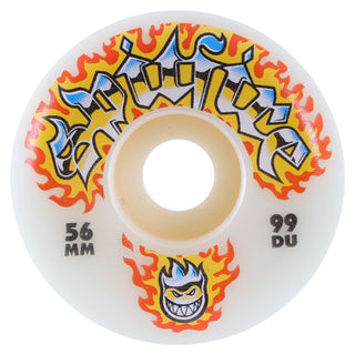Spitfire Skateboards Wheels 56mm F4 99A Chrome Venom Conical Full White