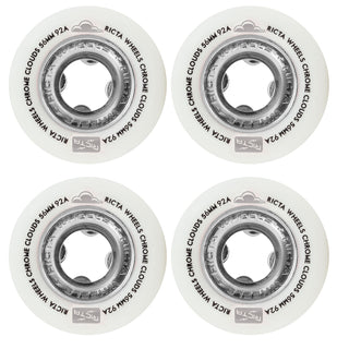 Ricta Wheels 56mm Chrome Clouds 92A Black