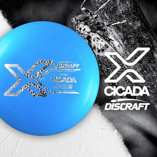 Discraft Disc Golf X Line Cicada Fairway Driver 7/6/-1/1 Orange/Black 175-176g