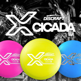 Discraft Disc Golf X Line Cicada Fairway Driver 7/6/-1/1 Orange/Black 175-176g