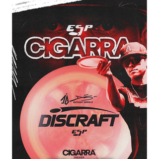 Discraft Disc Golf Anthony Barela Signature ESP Cigarra Fairway Driver 7/6/-1/2 Pink/Magenta Hexagons 175-176g
