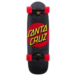 Santa Cruz Skateboard Classic Dot Street Cruiser Black/Red 8.79" x 29.05"