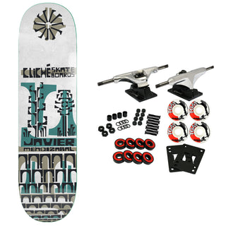 Cliche Skateboard Complete Javier Mendizabal Griptape Art 8.25" x 31.7"