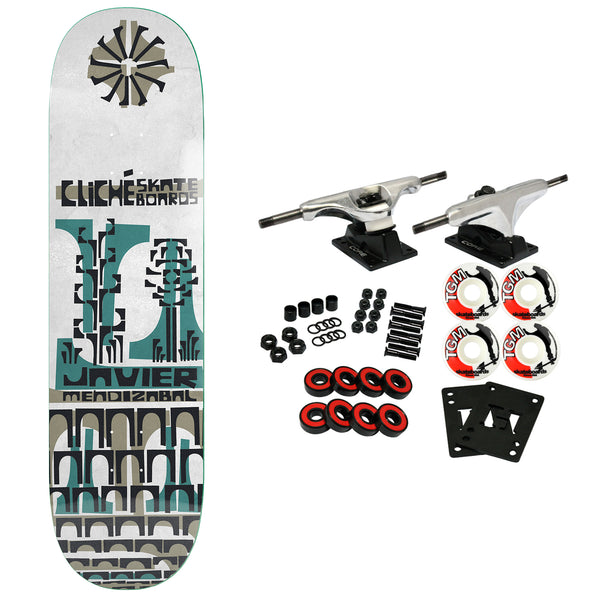 Cliche Skateboard Complete Javier Mendizabal Griptape Art 8.25