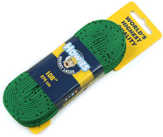 Howies Hockey Skate Laces Cloth Green 96" (Senior 6-8)