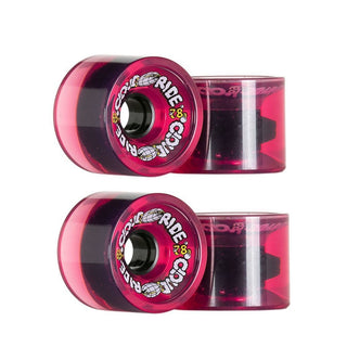 Cloud Ride Wheels Street Cruisers 69mm 78A Clear Pink (Set of 4)