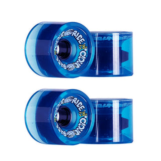 Cloud Ride Wheels Street Cruisers 69mm 78A Clear Midnight Blue (Set of 4)