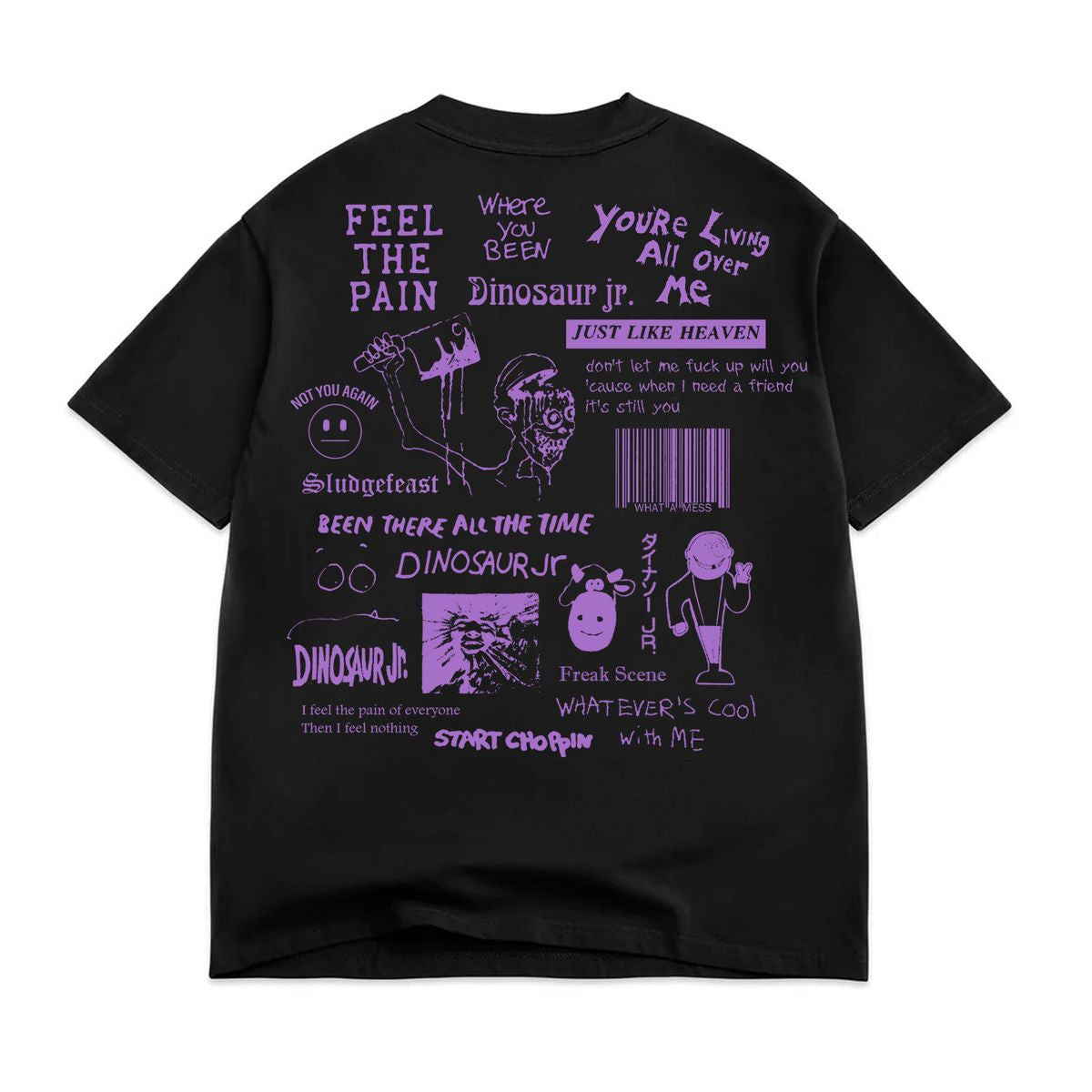 Color Bars X Dinosaur Jr Shirt Weirdness Black – TGM Skateboards