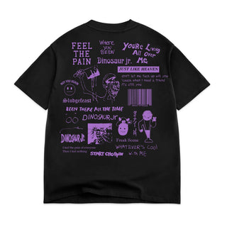 Color Bars X Dinosaur Jr Shirt Weirdness Black