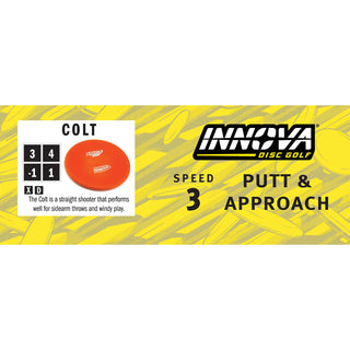 Innova Disc Golf Star Colt Putter 3/4/-1/1 Purple/Red Shimmer 168 grams