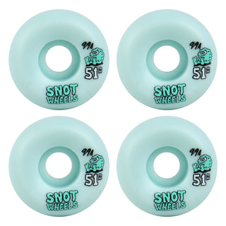 Snot Wheel Co. Skateboard Wheels 51mm Conical Team 99A Teal