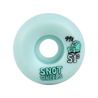 Snot Wheel Co. Skateboard Wheels 51mm Conical Team 99A Teal